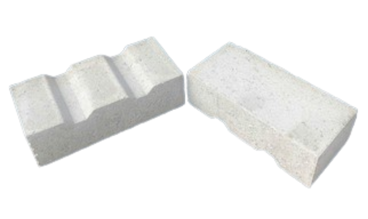 Stacked cinder blocks showcasing rough surfaces.